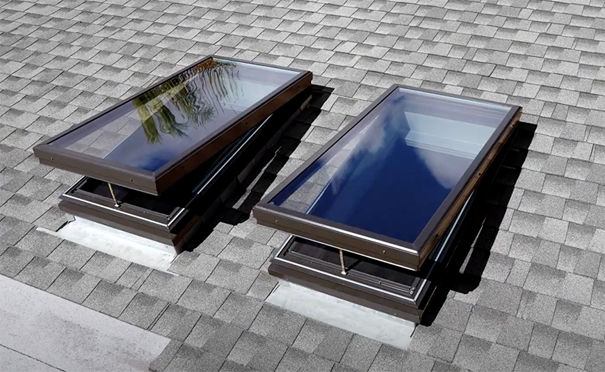 Skylights open for fresh breeze